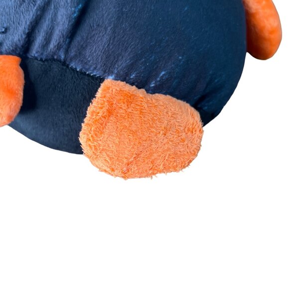 Kelly Toy Pirate Skeleton Plush Toy 2016 Orange Black Eye Patch Stuffed Animal - Picture 5 of 10